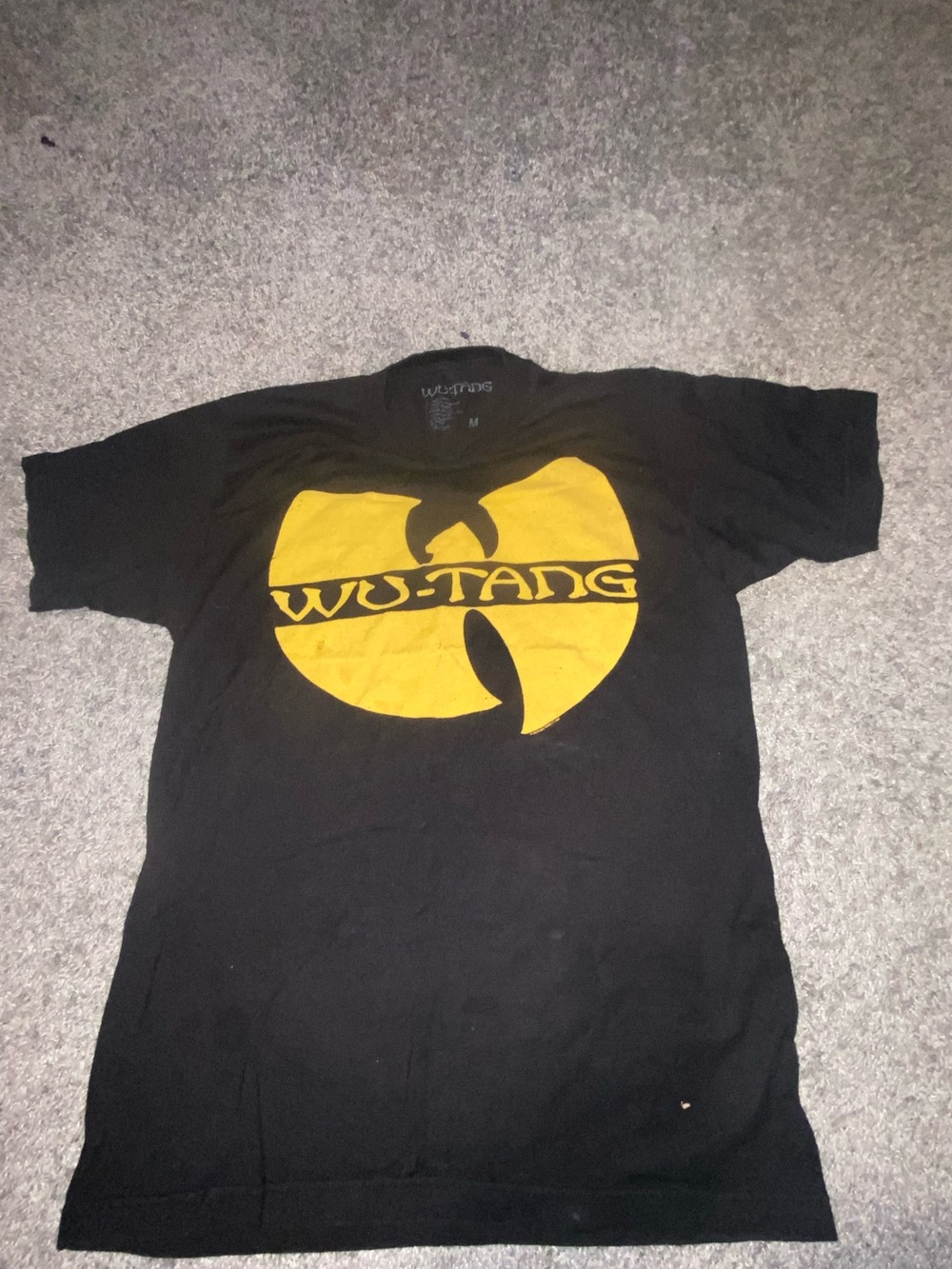 Black T-Shirt with Yellow Logo 2019